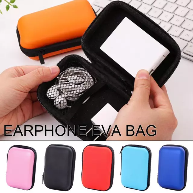 Waterproof Carrying Hard Case Box Headset Earphone Earbud Storage Pouch Bag New