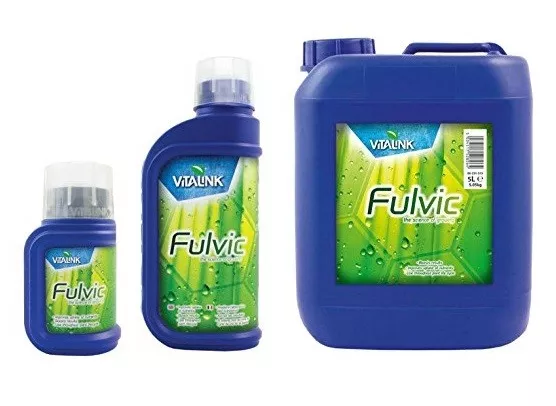 Vitalink Fulvic Acid 250ml 1L 5L Plant Uptake Boost Additive Nutrient