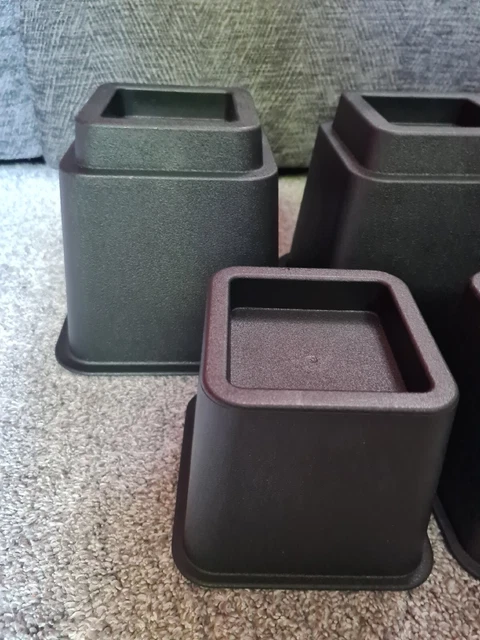 Utopia Bedding Adjustable Furniture Risers. New 2