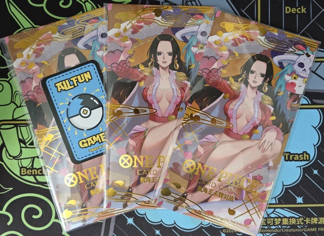 thumbnail image 2 of One Piece Card Game – 2025 Lunar New Year Red Packet Boa Hancock Promo – Holo – Chinese – Bandai – Near Mint 2 of 5