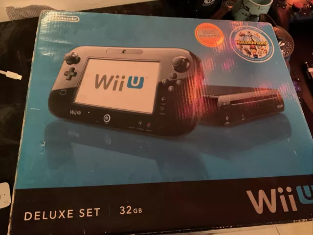 Nintendo Wii U Console - 32GB Black Deluxe Set 