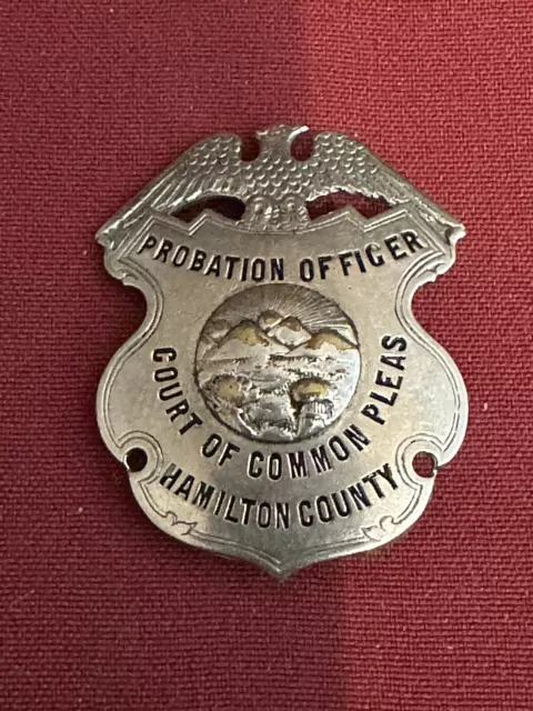 Hamilton County Ohio Court of Common Pleas Probation Officer Badge