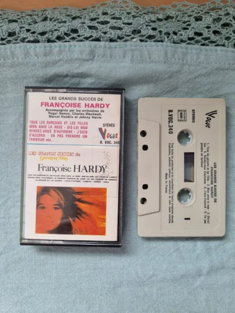 ancienne cassette audio vintage k7 FRANCOISE HARDY