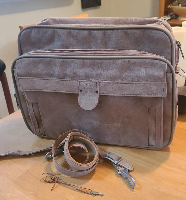 Vintage HARTMANN Ultrasuede  Softside Suitcase Weekend Shoulder Bag Carry On