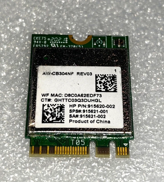Carte Wifi Pour Ordinateur Portable Clevo W550EU – D'occasion Fonctionnelle