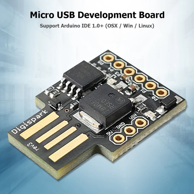 ATTINY85 MINI-MODUL MICRO-USB-ENTWICKLUNGSKARTE für Arduino IDE 1.0 ...