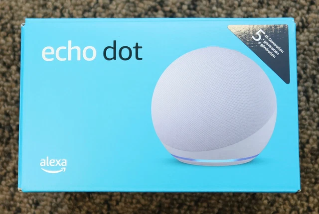 NEW AMAZON ECHO Dot 5th Gen 2022 Smart Speaker With Alexa Glacier 