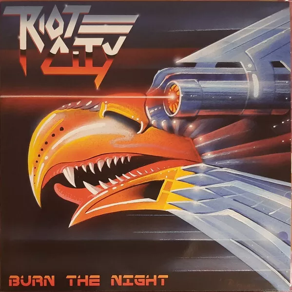 Riot City - Burn The Night LP - COLORED Vinyl Album - NEW IMPORT Metal Record