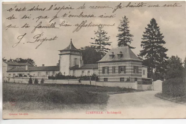 LUNEVILLE - Meurthe et Moselle - CPA 54 - Saint Léopold