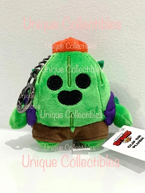 BRAWL STARS SPIKE the Cactus Clip On Plush Keyring Keychain Line