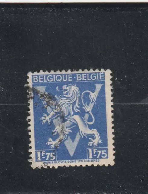 L5594 BELGIQUE timbre Y&T N° 683 de 1945 " Libération  " Oblitéré