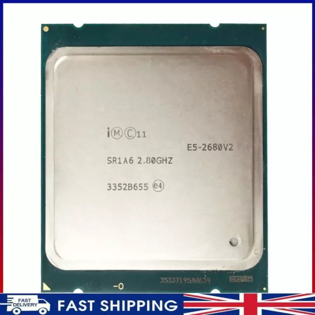 # For Intel Xeon E5-2680 V2 for X79 LGA 2011 Motherboard 10 Core Processor 2.8GH
