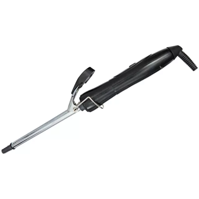 Plugged In HeatMaster Chrome Curling Iron, 3/8 Inch