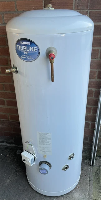 RANGE TRIBUNE HE 210L Stainless Steel Indirect Unvented Pressurised Cylinder  £240.00 - PicClick UK