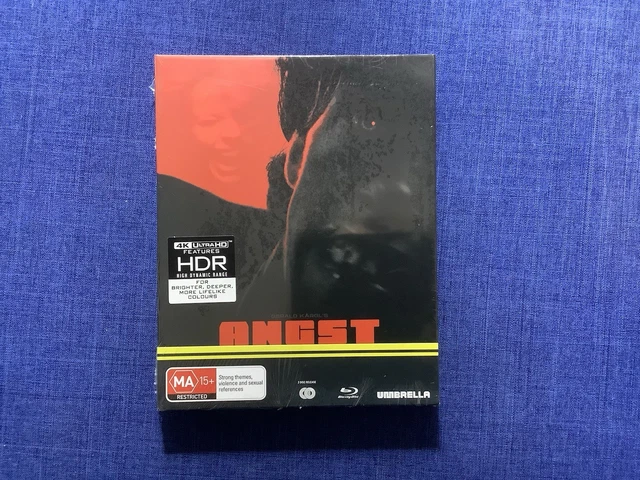 ANGST (4K UHD Blu-Ray, 1983) + Slipcover Horror Gerald Kargl - Brand ...