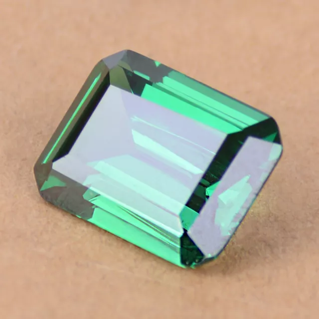 20Ct 16x12mm Natural Colombie vert Rectangle Zircon émeraude Gemstone Emerald