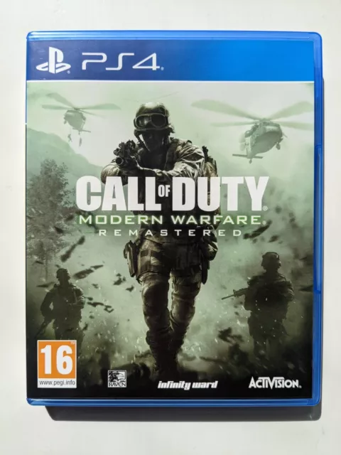 Call Of Duty Modern Warfare Remastered Sony PlayStation 4 PS4 Game