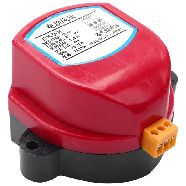 220V Actuator For Air Damper Valve Electric Air Duct Motorized Damper Wind Valh