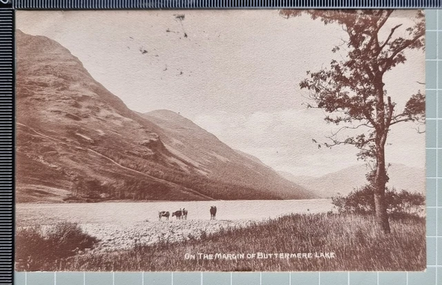 Tarjeta Aniversario Diseño Blanco Derwentwater Keswick Lake District - Incluye Sobre, Blanca Interior Tarjeta Felicitación