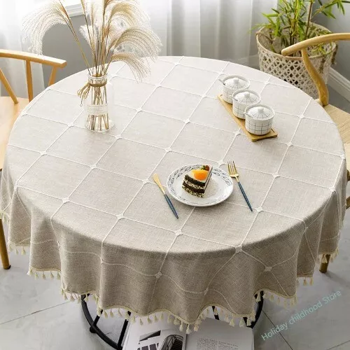 Modern Simple Tablecloth Cotton Linen Tea Table Nordic Table Cloth Household