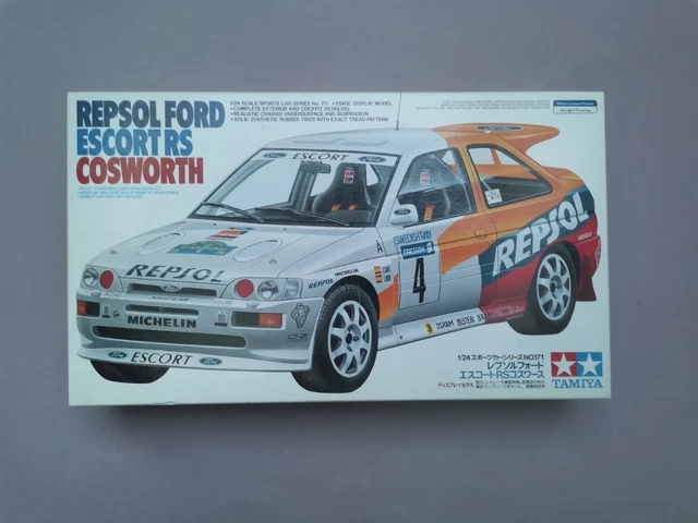 Vintage Tamiya 1/24 Réf 24171 Repsol Ford Escort RS Cosworth Neuve