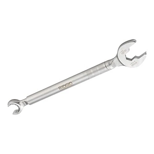 RIDGID 27023 Model 2002 One Stop 2-in-1 Wrench for Angle Stops Straight Stops...