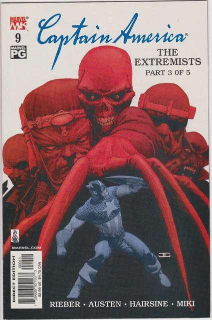 Captain America #9, Vol. 4 (2002-2004) Marvel Knights,High Grade Comic