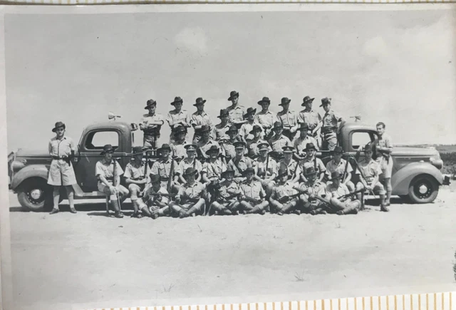 BRITISH MANDATE PALESTINE Israel 1938-1939 Unique Military SNS Photo