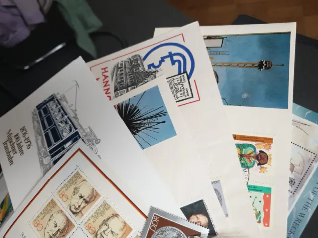 alte Sammlung Briefmarken Ersttagsbriefe Ersttagsblätter Konvolut Nachlass Lot 22