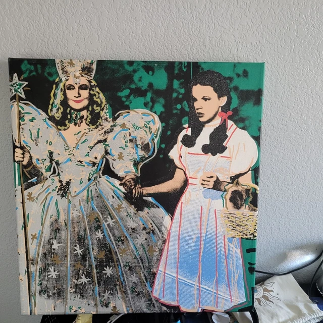 Steve Kaufman Orginal " The Good Witch" Hand Signed Limited Edition Silkscreen