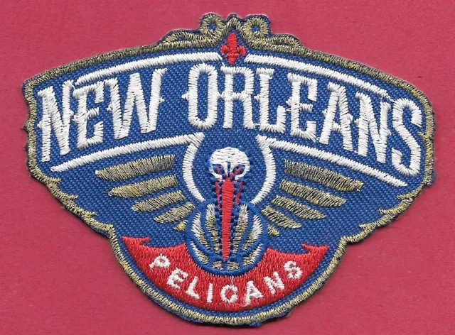 New New Orleans Pelicans '' 2 1/4 X 3 1/4 " Iron on Patch Free Shipping