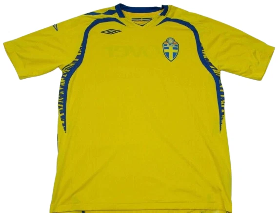 Maillot Extérieur Suède Umbro – 2010/2011 – Bleu – Taille S – Foot