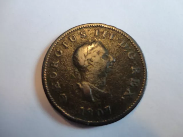 Großbritannien - Georg  III * 1/2 * Penny 1807 *RAR * in  Erhaltung siehe Fotos*