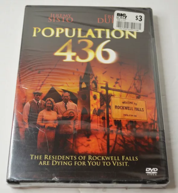 2006 Population 436 Dvd New Sealed Starring Fred Durst