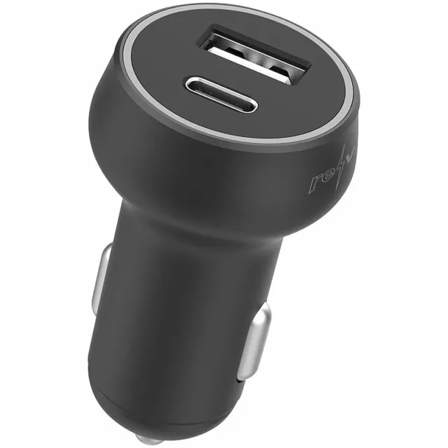 revolt Kfz-USB-Ladegerät mit USB Typ A & C, PD bis 20 W, QC 3.0, 12/24 V, 3 A 2