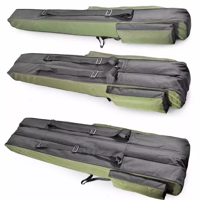 150CM LONG FISHING Rod Holdall Bag Carry Case Luggage for rods with reels  DRAGON £20.49 - PicClick UK