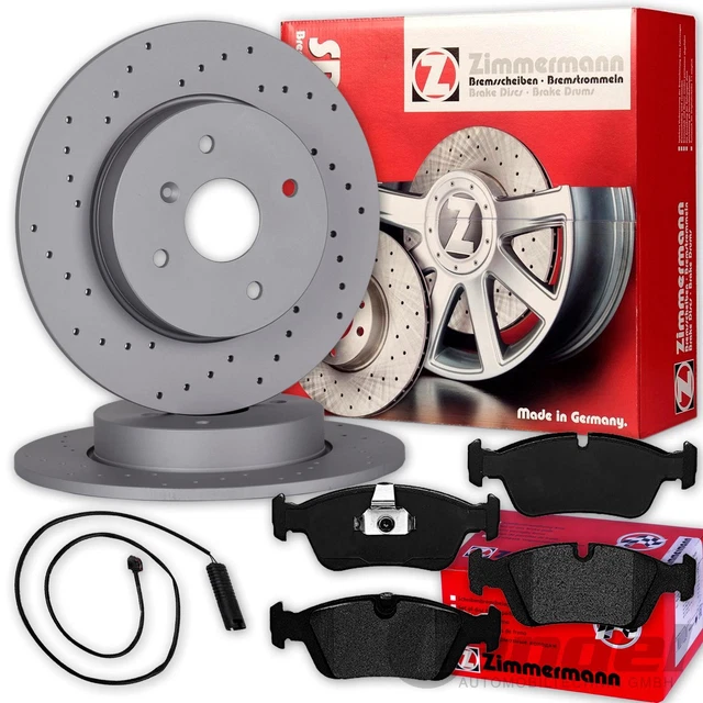 ATEC Germany Kit Freinage Sport Mercedes Classe C W203 – Disques 330 Mm Perforés Avant + 290 Mm Arrière + Plaquettes