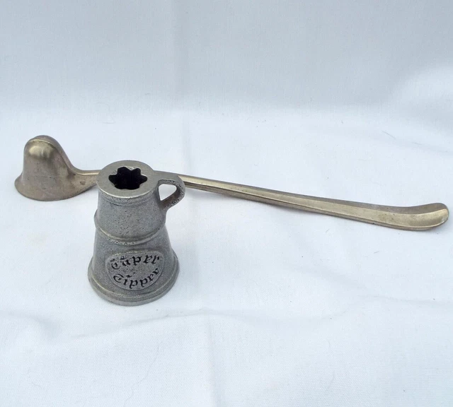 VTG Wilton Armetale Taper Tipper, Pewter Candle Taper Tool & FB Rogers Snuffer VTG Wilton Armetale Taper Tipper, Pewter Candle Taper Tool & FB Rogers Snuffer