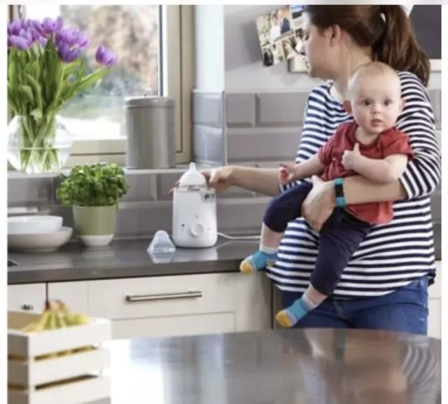 NEU Tommee Tippee Leichtwarmer Flaschen- und Lebensmittelwärmer elektrisch Baby schnell einfach 3in1 3