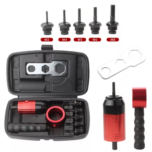 Manuale Electric-Rivet Dado Macchina Staccabile Mano Rivetto Dado Tool-Set