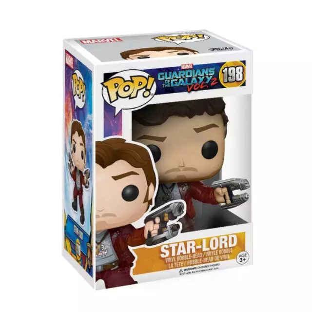 Funko Pop! Guardians Of The Galaxy - Star-Lord #198