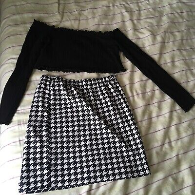 Shein Girls Skirt And Top Set Age 11-12