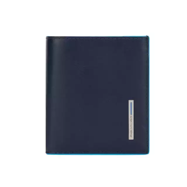 MODA Portafoglio PIQUADRO blue square Uomo Pelle Blu - PU5963B2R-BLU2