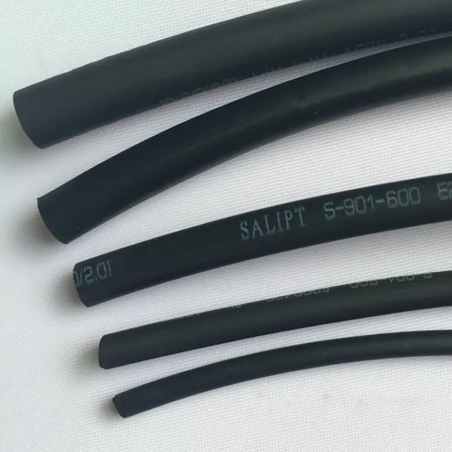 Black 1mm-210mm Heatshrink Tube 2:1 Heat Shrink Tubing Wire/Cable Sleeving Wrap 2