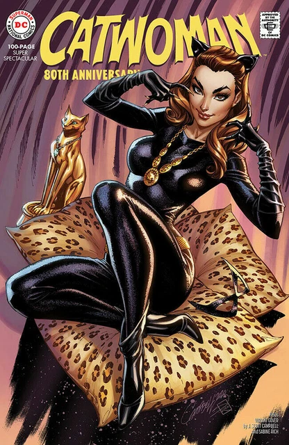Catwoman 80th Anniversary Various Covers Del'Oto Lee Cho Blank Sketch 3