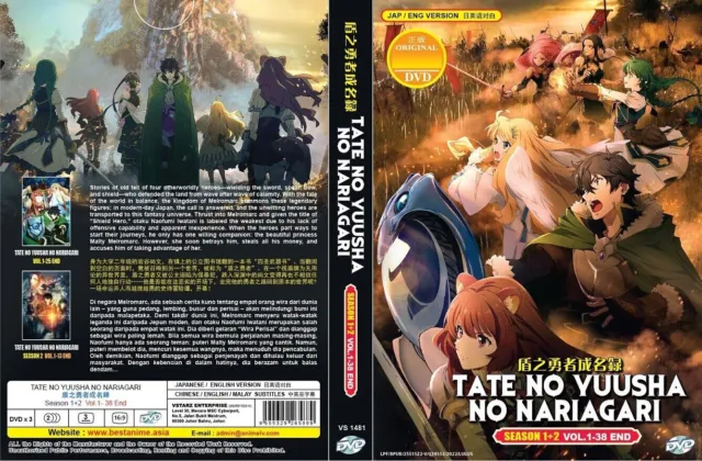 TATE NO YUUSHA no Nariagari (Season 1&2: VOL.1 - 38 End) ~ English Version  ~ DVD $51.95 - PicClick AU
