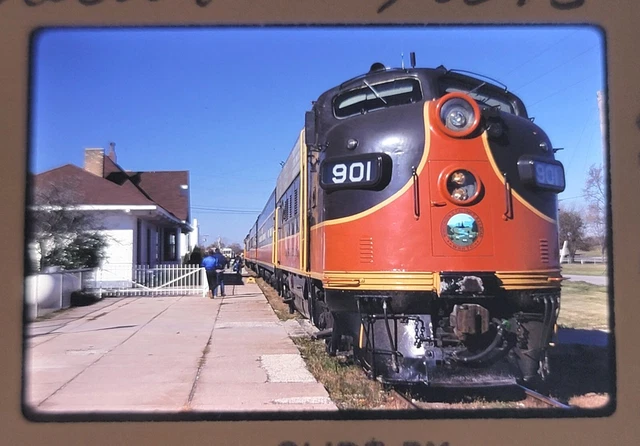 Wisconsin & Calumet WICT F7A 901 Walworth WI Action 1989 Original Kodachrome