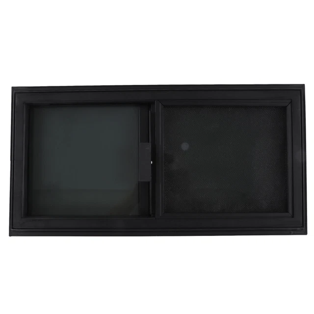 AGS RV WINDOW Horizontal Vertical Slid With Privacy Screen Insect Nets