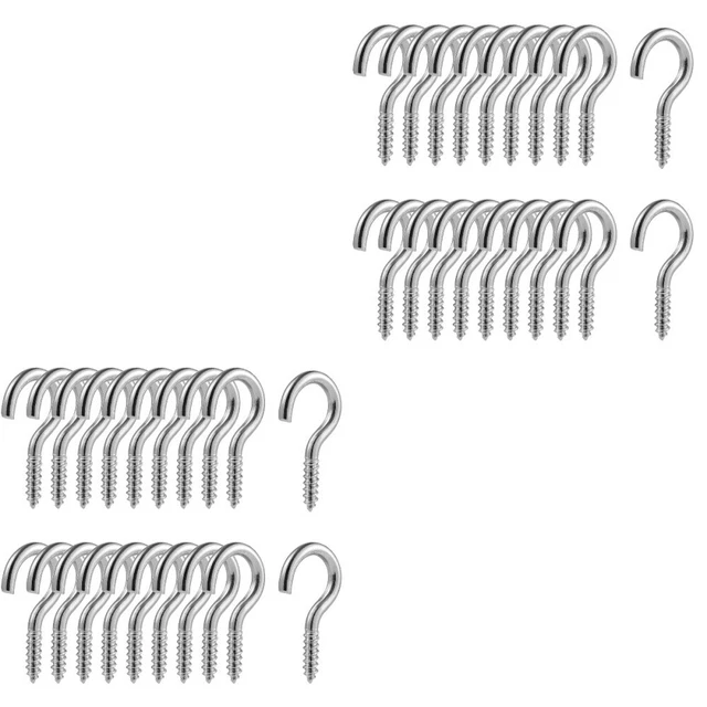 200 Pcs Ceiling Hooks for Hanging Lights Hanging Plant Hooks