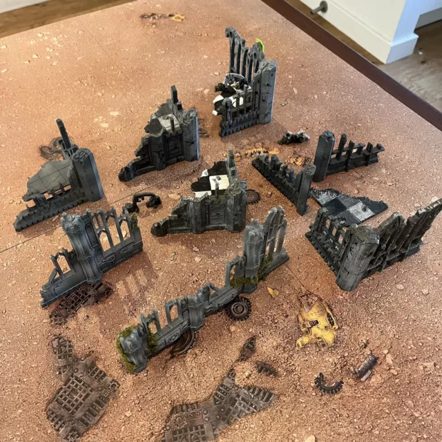 GW warhammer 40k terrain - Gothic Ruins - Job Lot